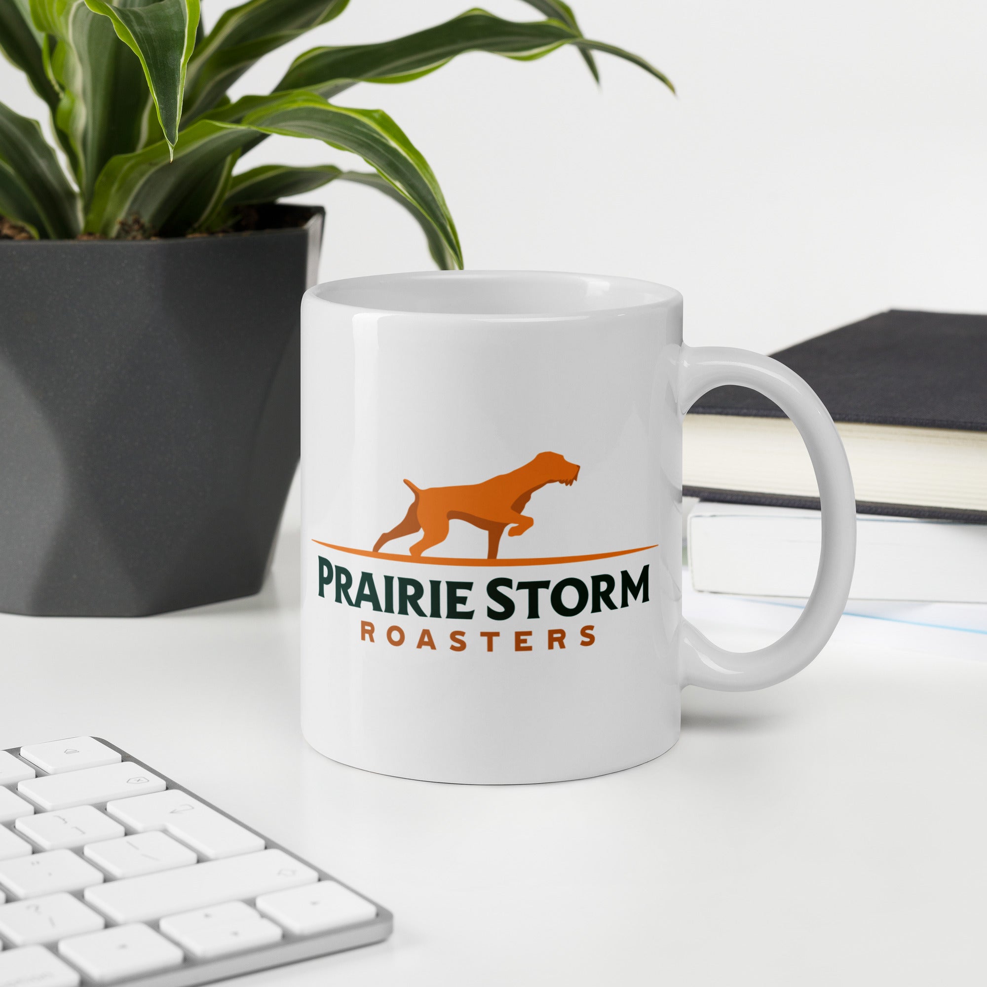 White Prairie Storm Roasters Mug